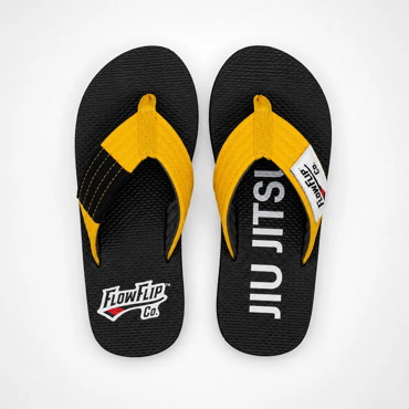 Flowflip KIDS Yellow Belt BJJ flip flops Original